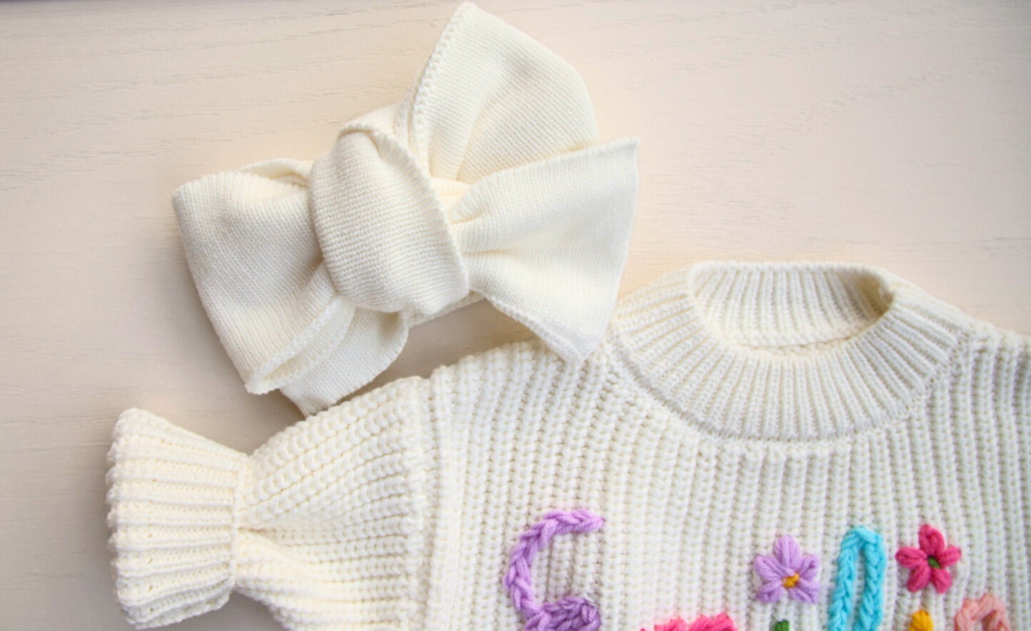 Knitted Milk Headband