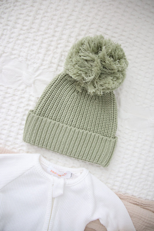 Knitted Green Hat