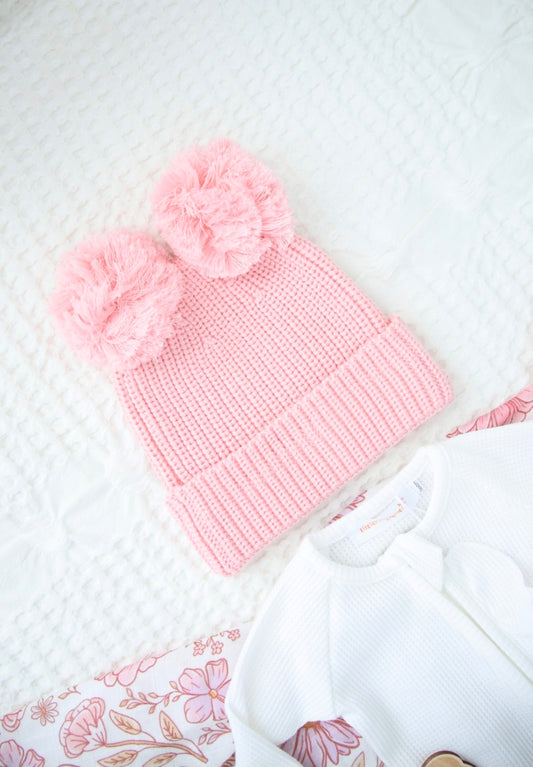 Knitted Pink hat