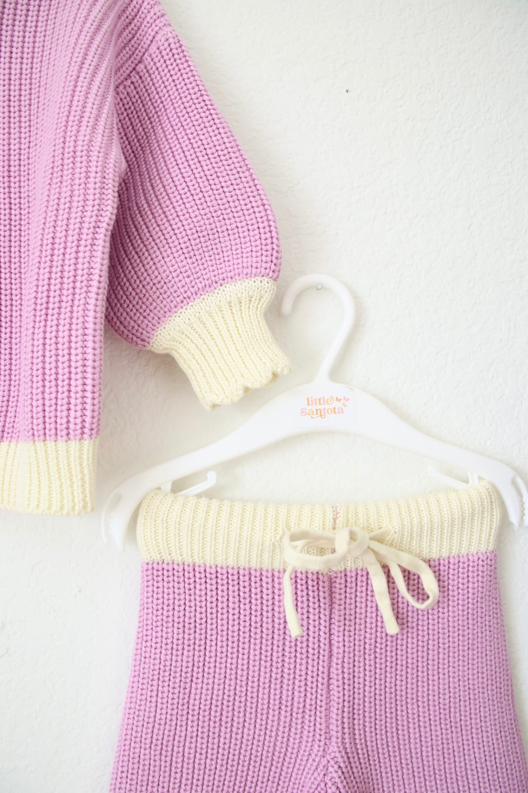 Knitted Cotton Set | Lilac | BABY