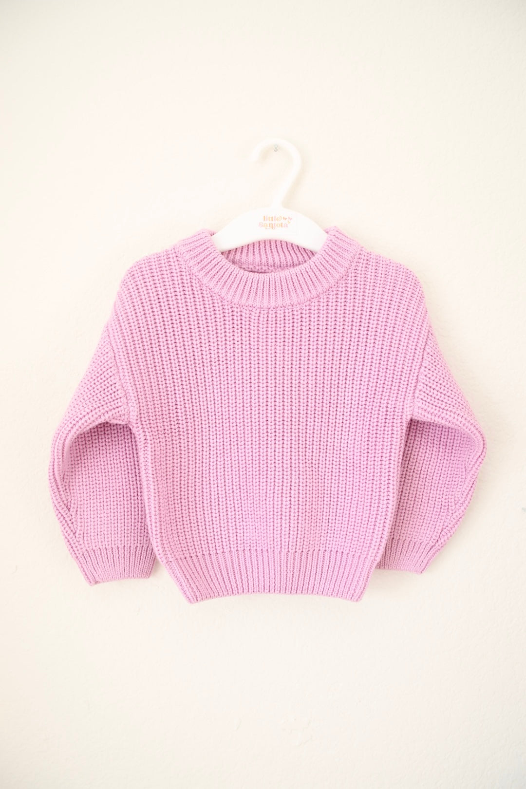 Cotton Sweater | Lilac | Baby