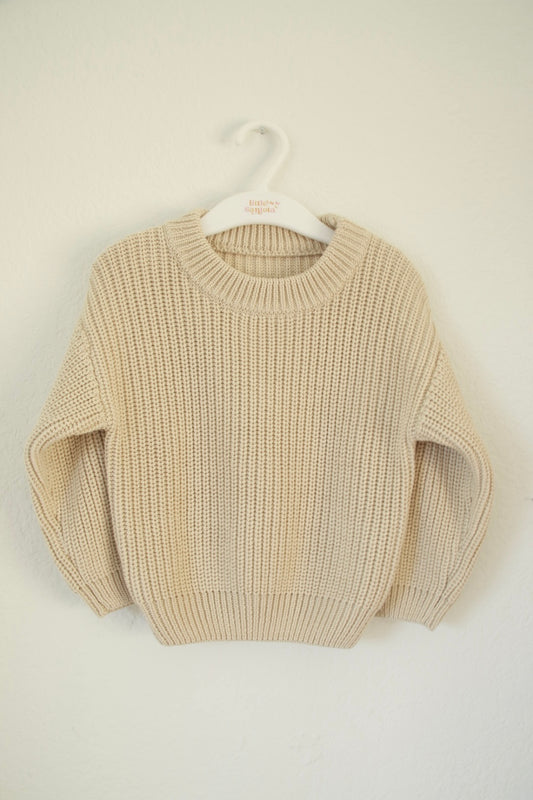 Cotton Sweater | Cocoa | Baby