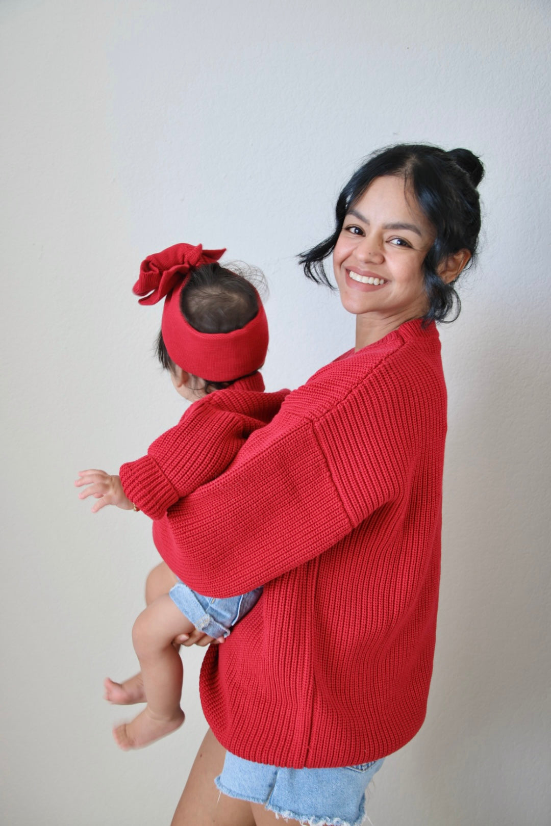 Cotton Sweater | Cherry | Baby