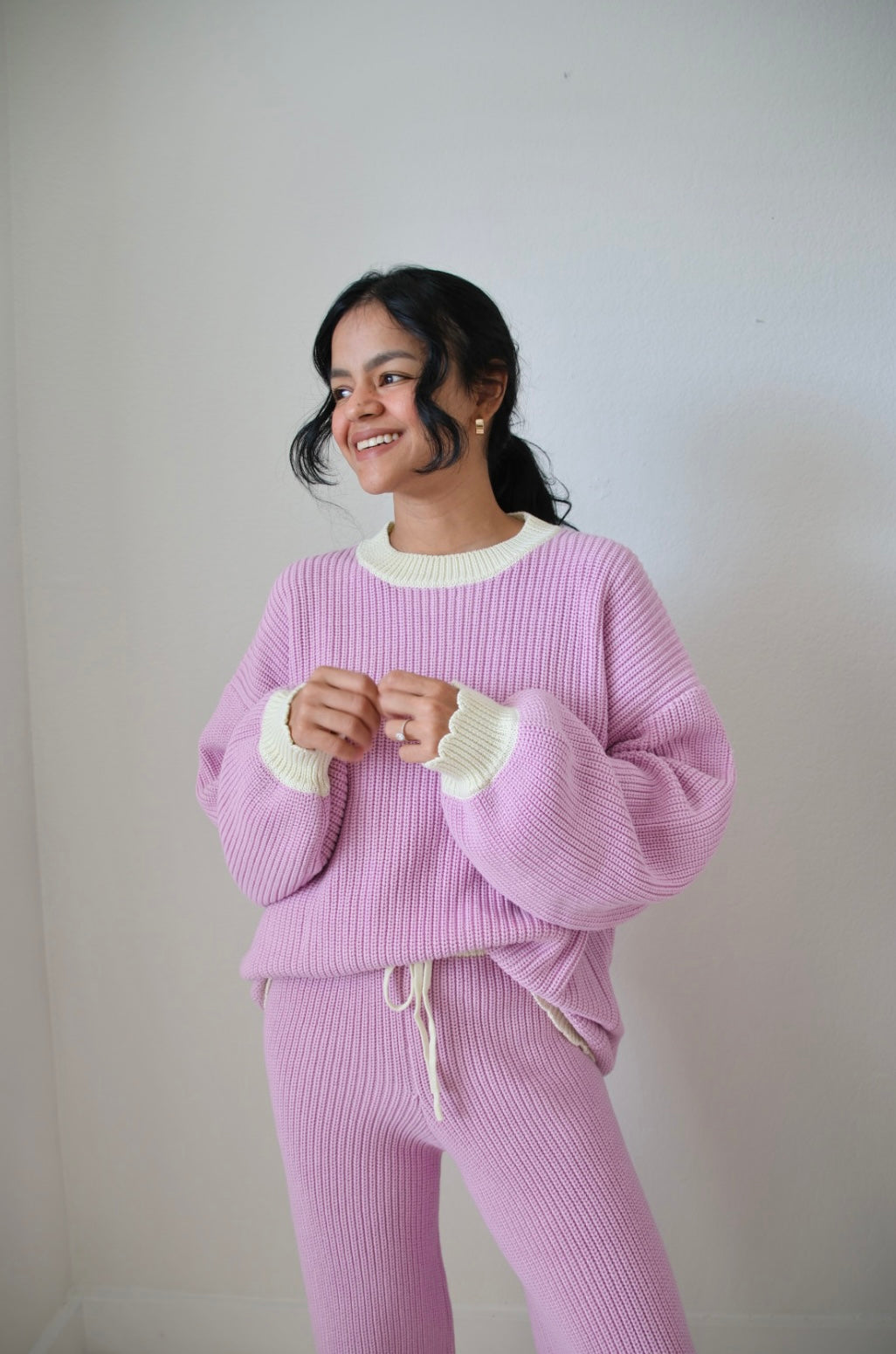 Knitted Cotton Set | Lilac