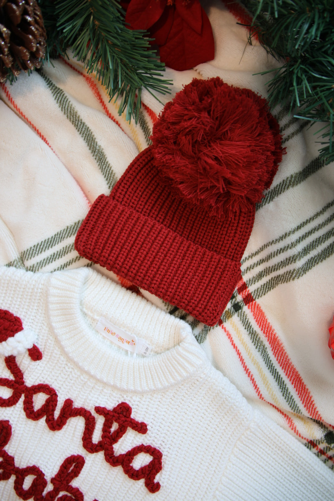 Knitted Hat | Red