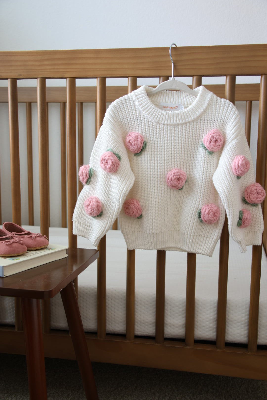 Roses Embroidered Sweater | Baby | Toddler