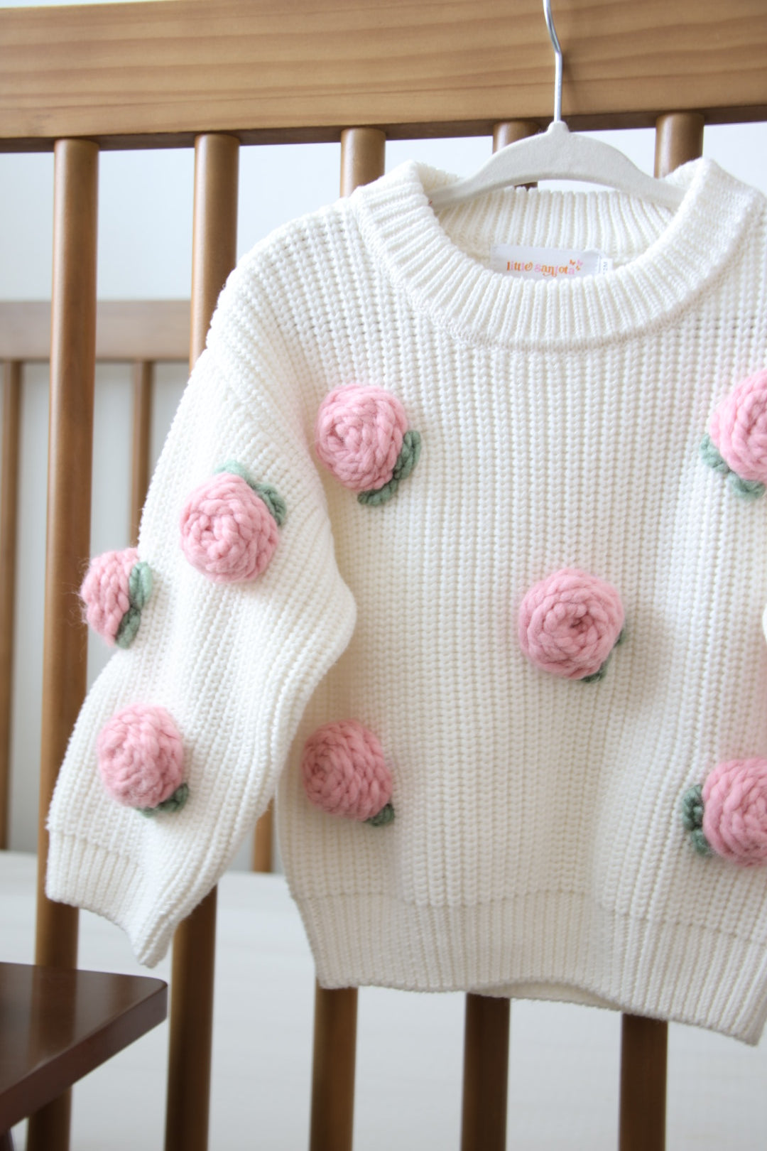 Roses Embroidered Sweater | Baby | Toddler