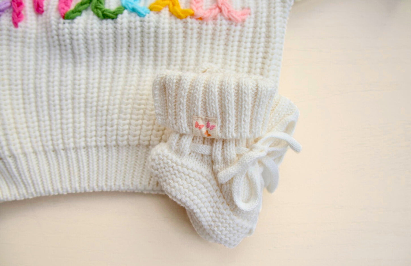 Knitted Milk Booties